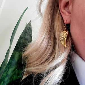 Angel wing earrings